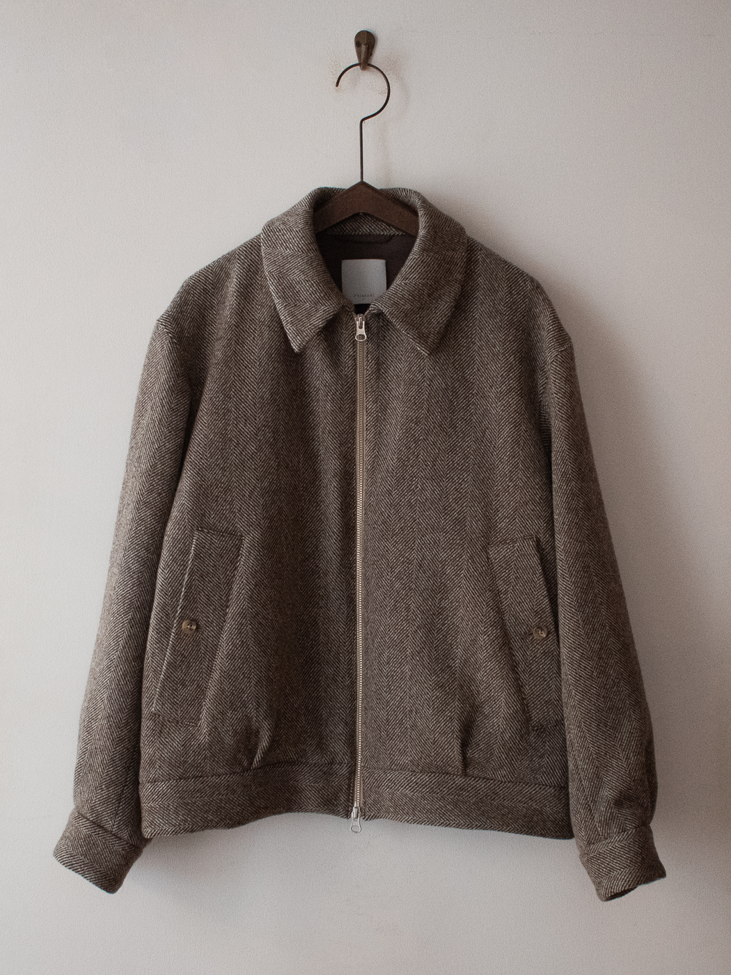 Arles Wool Tweed Harrington Jacket 3