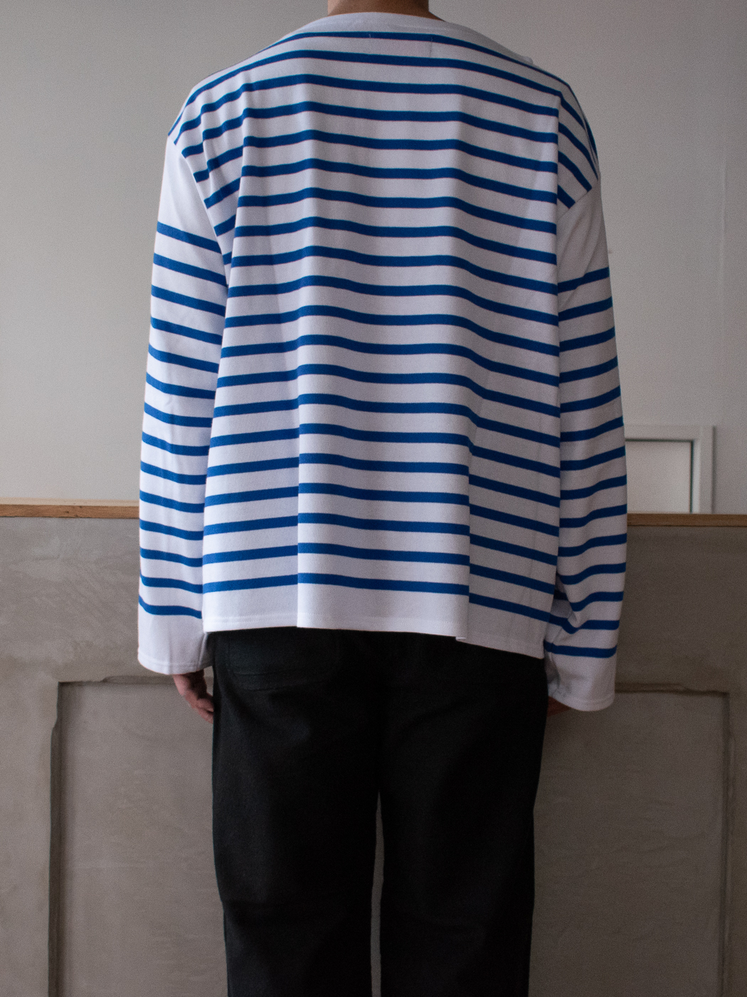 TRICOT AAST (Unisex) col.White × Blue | PEOPLE | ピープル