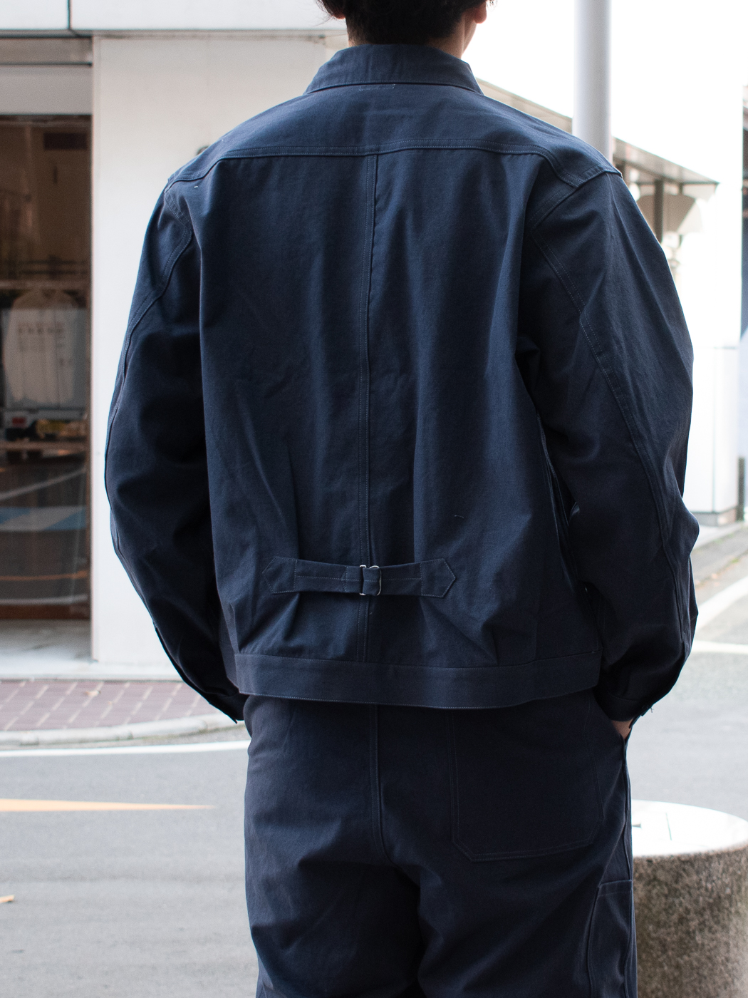 CANVAS SHORT BLOUSON col.French Navy | PEOPLE | ピープル