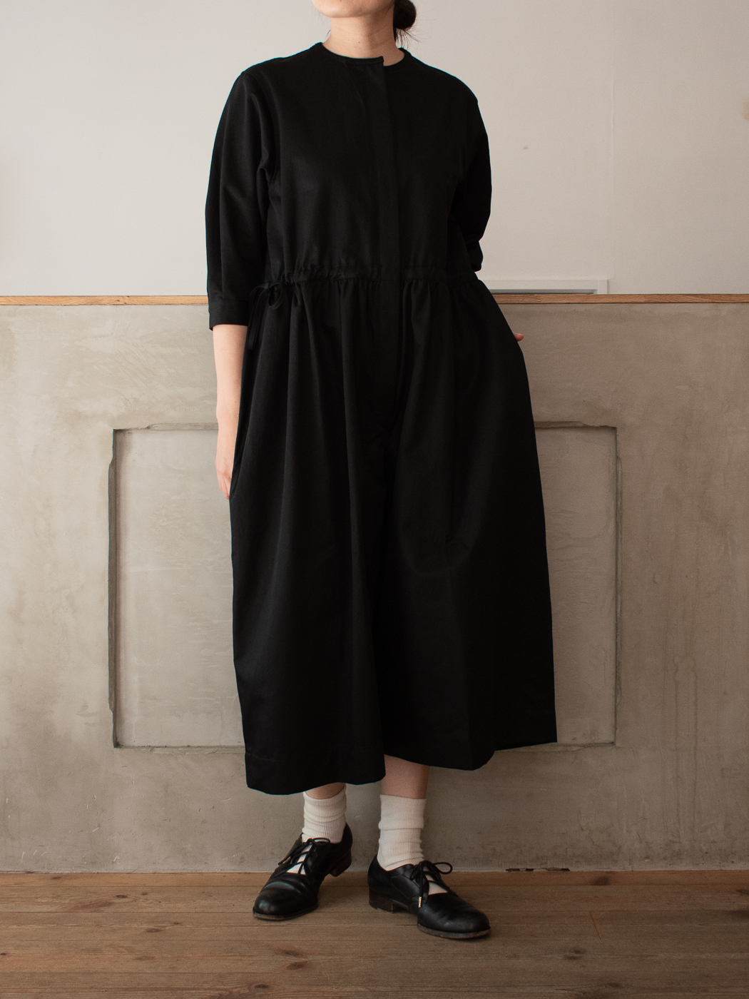 WAIST STRING ALL-IN-ONE col.Black | PEOPLE | ピープル