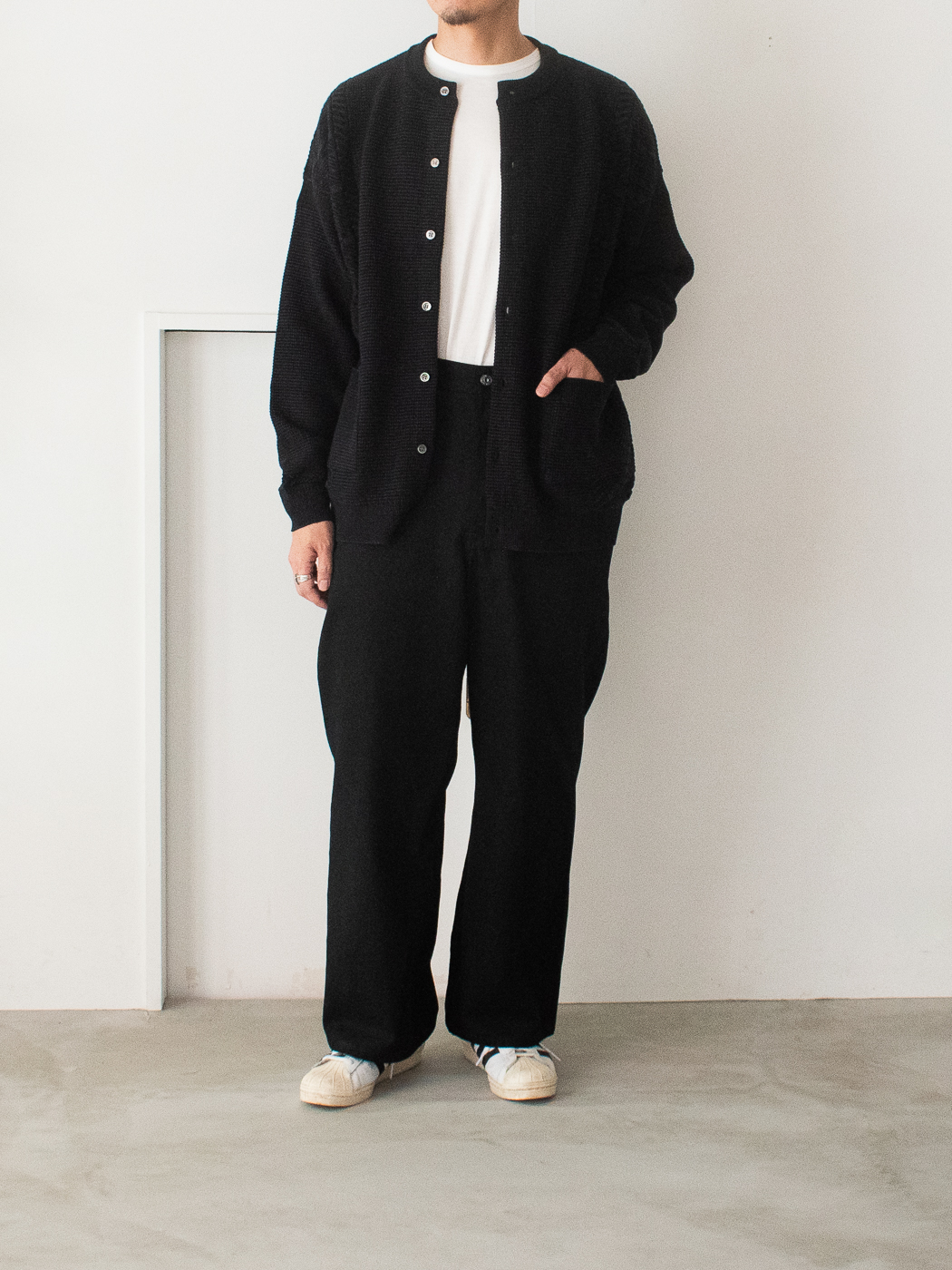 YASHIKI ヤシキ Shigure Cardigan BLACK サイズ2 www.krzysztofbialy.com