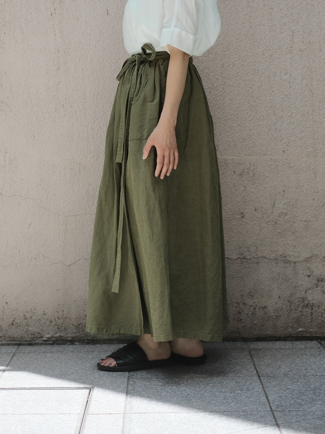 JUPE ISSOIRE col.Olive | PEOPLE | ピープル