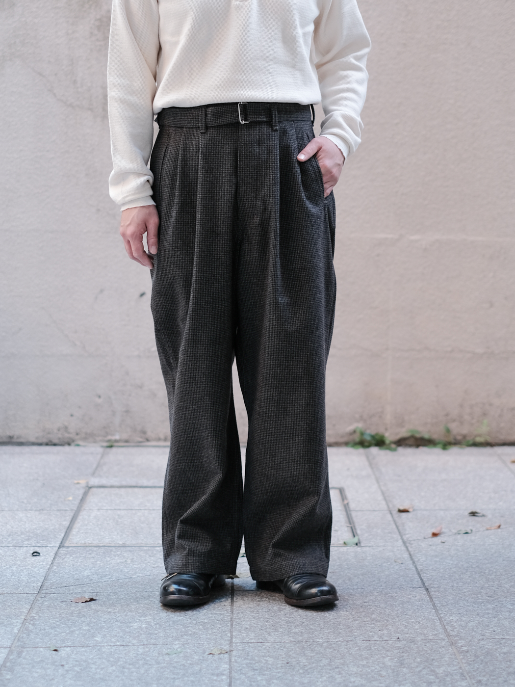 CORDUROY WORK TROUSERS col.Sepia Gray | PEOPLE | ピープル