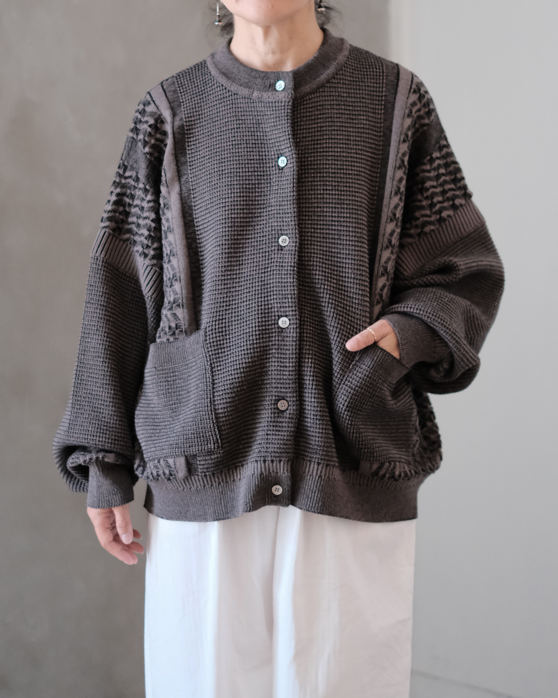 希少/極美品 24AW /YASHIKI/ Tasogare カーディガン 2 希少/極美品 24AW /YASHIKI/ Tasogare カーディガン 2 メンズ
