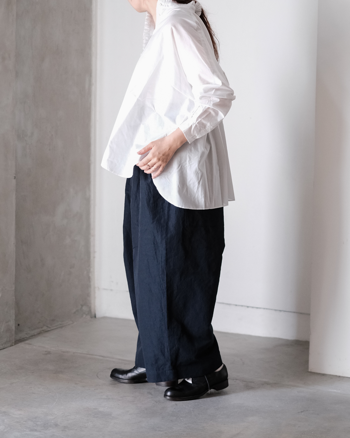 pocket wide pants col.Dark Navy | PEOPLE | ピープル