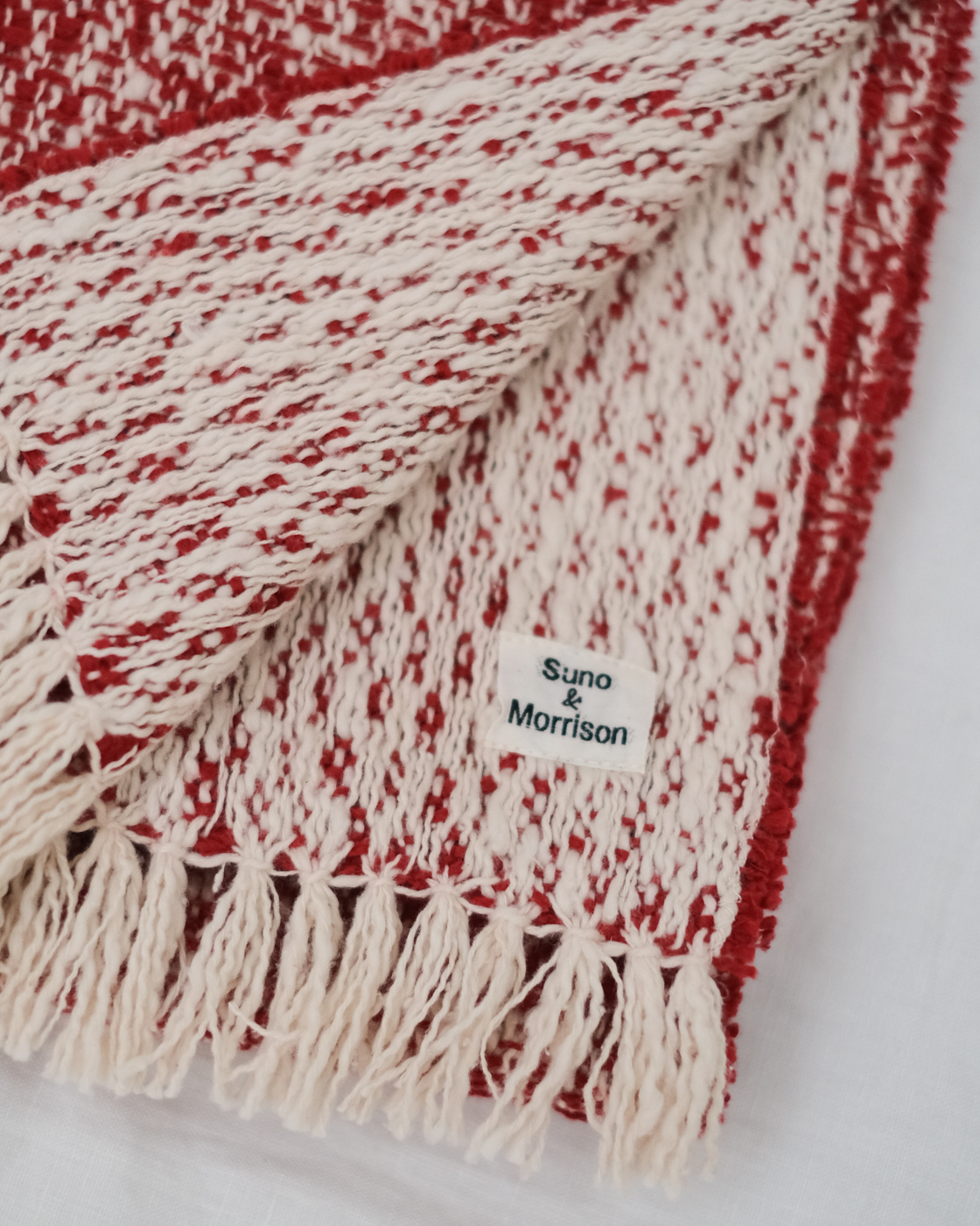 Muffler Stole (Double Face) col.Red | PEOPLE | ピープル