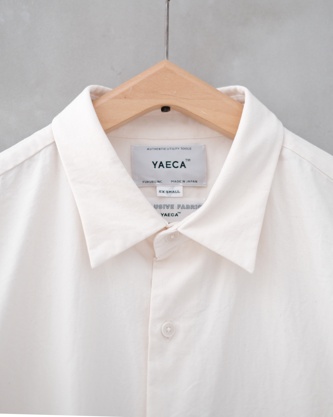 Oxford Button Wide Shirt (Unisex) col.Natural | PEOPLE | ピープル