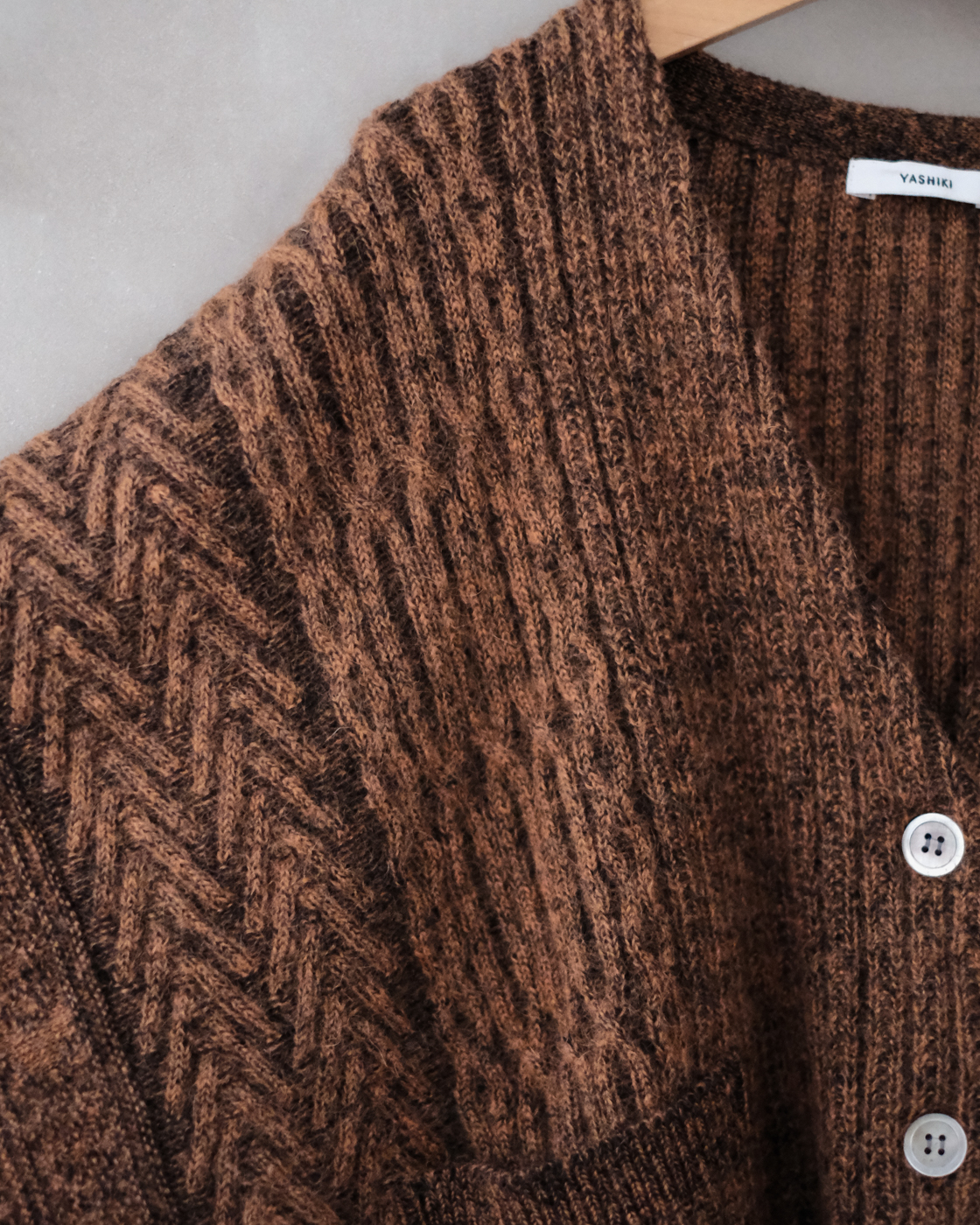 Sekkei Mohair Cardigan col.Orange | PEOPLE | ピープル