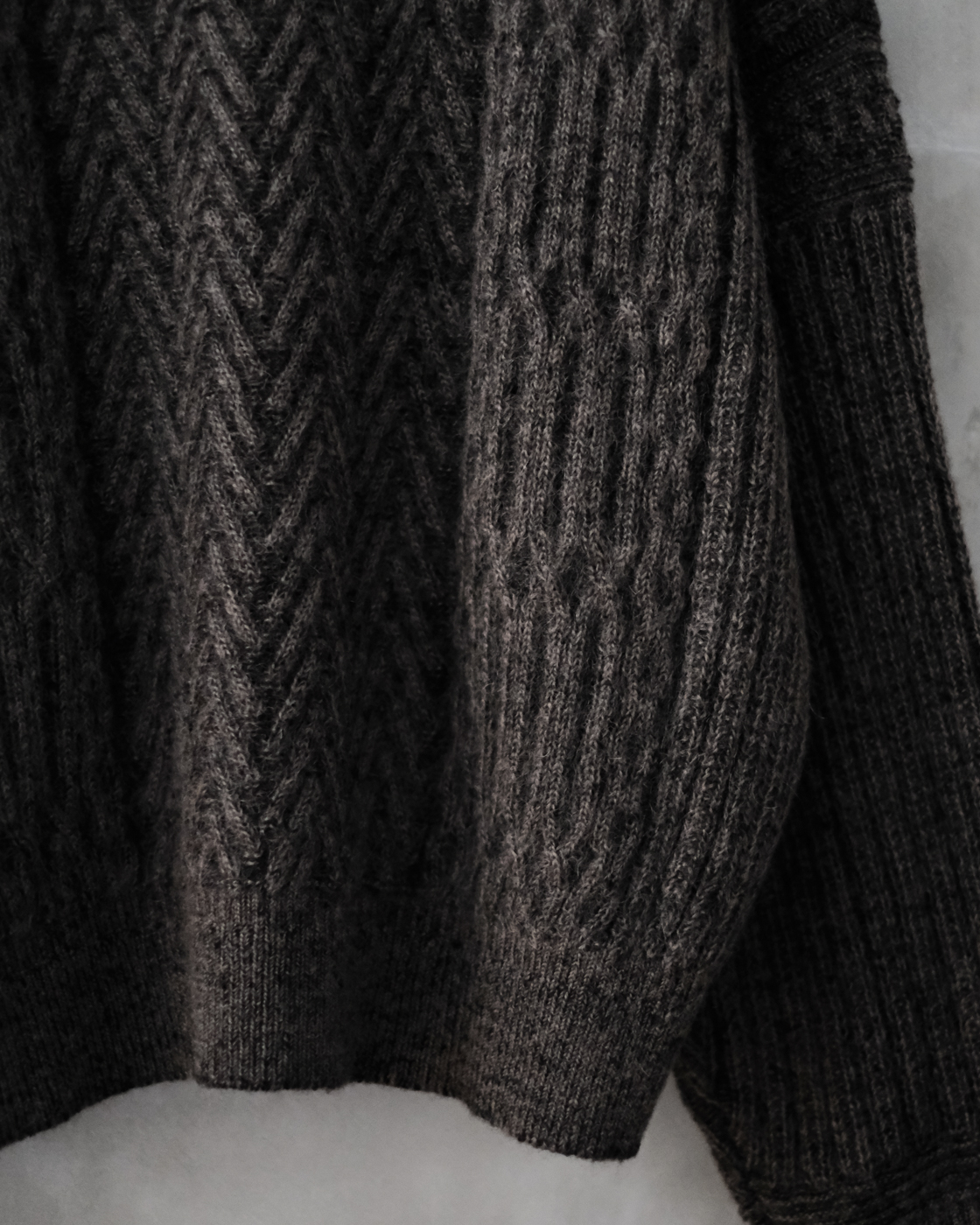 Sekkei Mohair Knit col.Brown | PEOPLE | ピープル