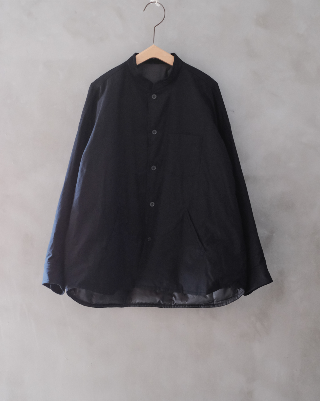 ダウンシャツ スタンドカラー col.Charcoal Gray - PEOPLE | ピープル