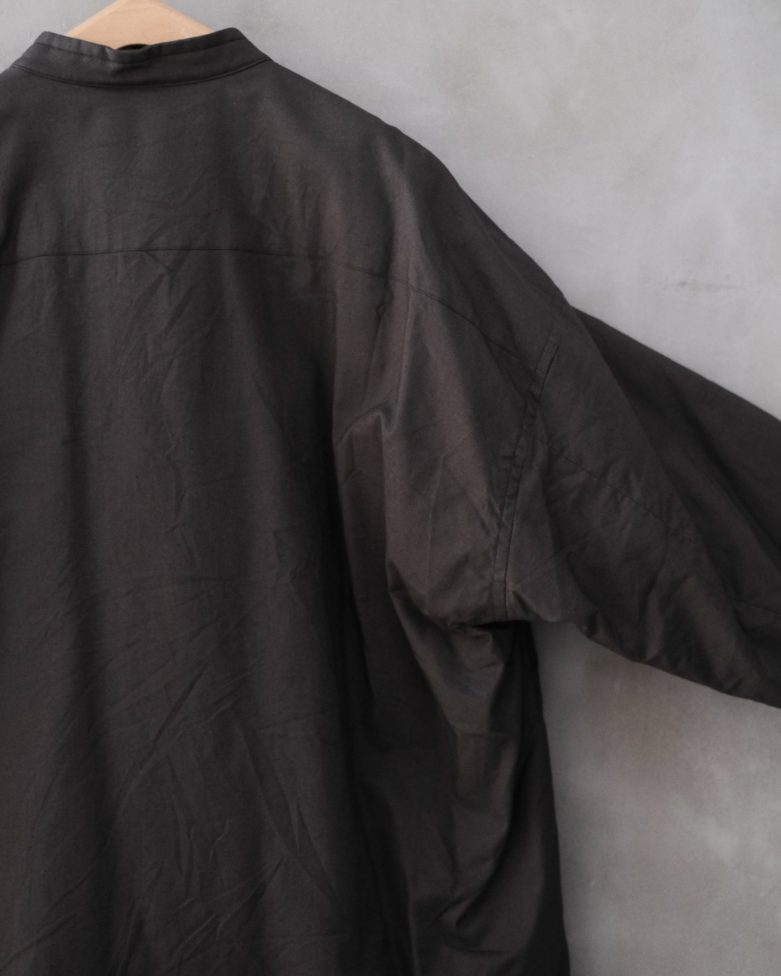 ダウンシャツ スタンドカラー col.Charcoal Gray - PEOPLE | ピープル